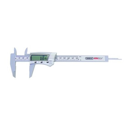 General Tools CALIPER Digital 6" Fractnl (CarbonFiber) GN146